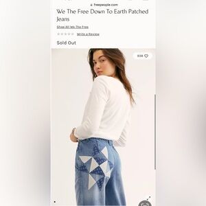 We The Free- Down To Earth Patched Jeans